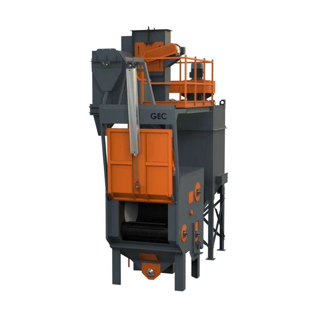 ATB 27 x 36 Tumblast Shot Blasting Machine with Pneumatic Door