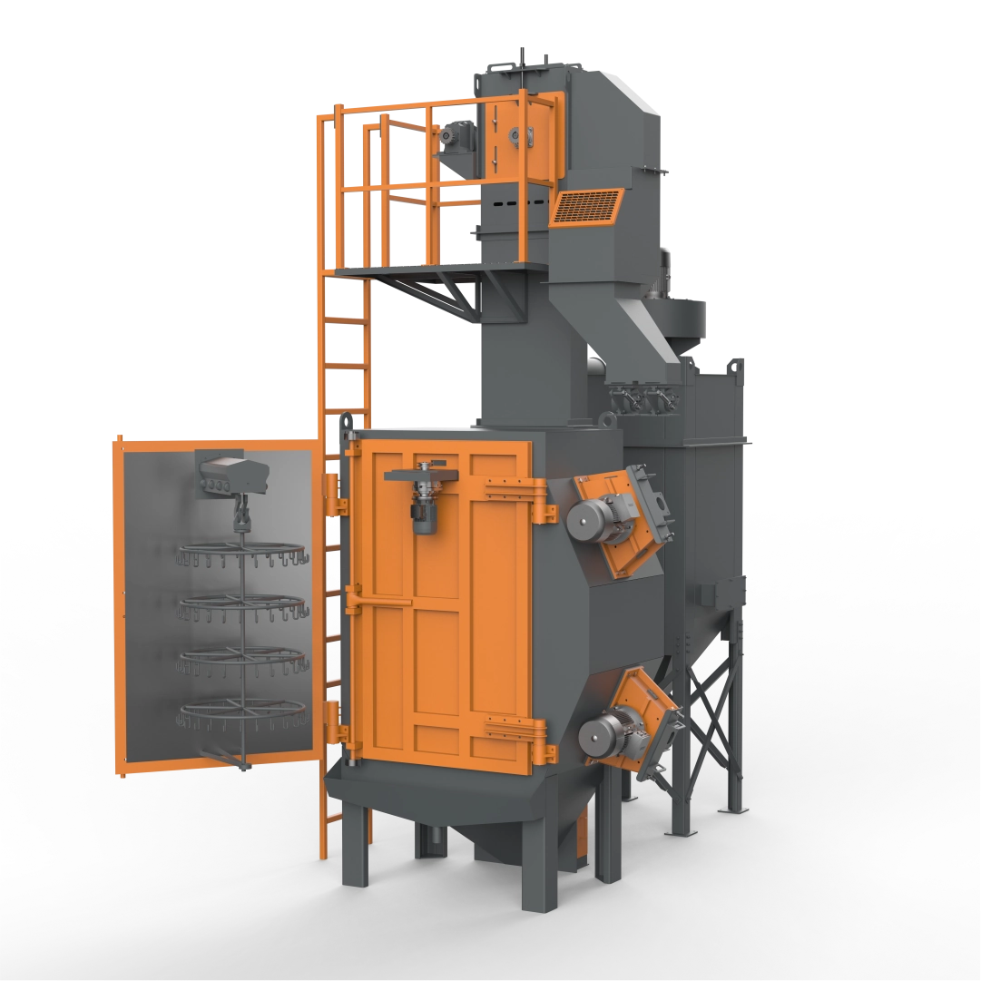 ASH-7 Door Mounted Hanger Type Shot Blasting Machine - GEC Blasting